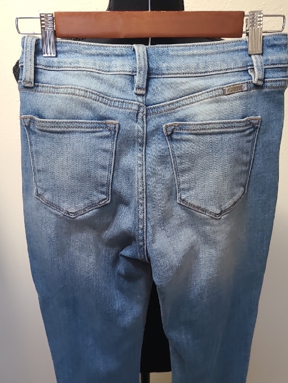 KanCan Light Blue Distressed Flare Jeans - Picture 8 of 9